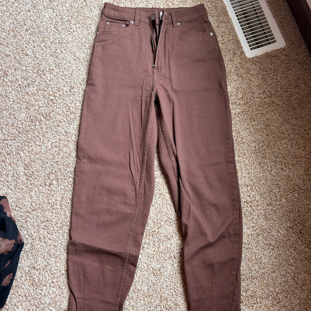 Brown jeans